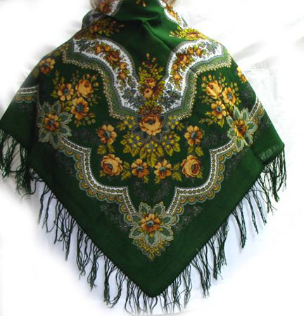 Подарок иностранцу - павловопосадский платок
