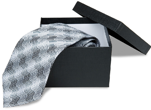 Черно-белый галстук