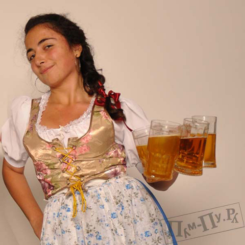 костюм баварской официантки