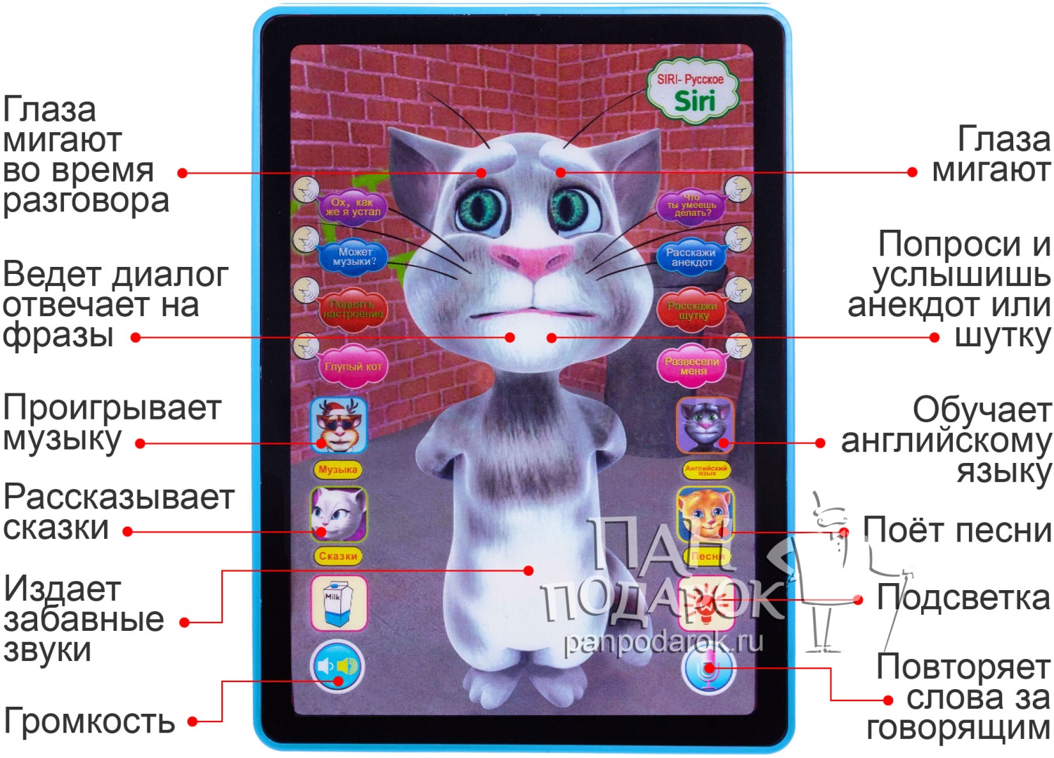 Покажи говорящий говоря. Интерактивный 3d планшет «говорящий кот том 2». Интерактивный планшет кот том. Говорящий кот на планшет. Детский планшет говорящий том.